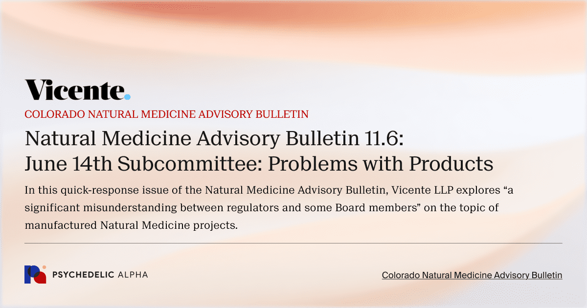 Natural Medicine Advisory Bulletin 11.6_ June 14th Subcommittee_ Problems with Products